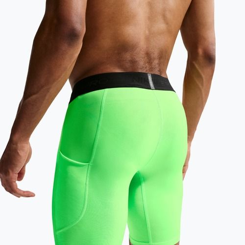 Pánské tréninkové šortky Nike Pro Dri-Fit Fitness Long green strike/black
