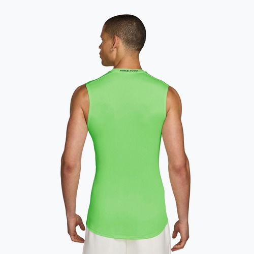 Pánské tréninkové tričko Nike Pro Dri-Fit Tight Sleeveless Fitness green strike/black