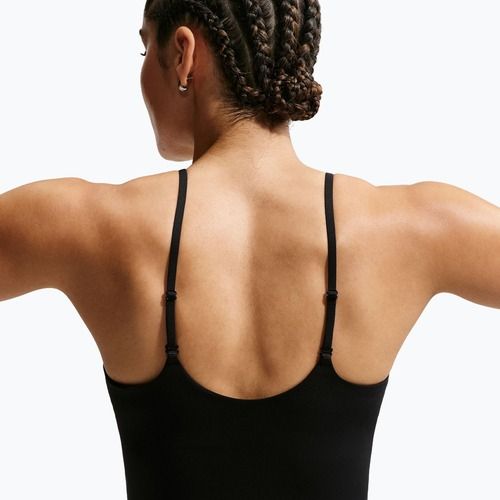 Dámské tréninkové tričko Nike One Medium Support černá/bílá