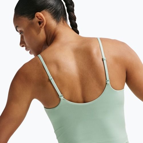 Dámské tréninkové tričko Nike One Medium Support steam/white