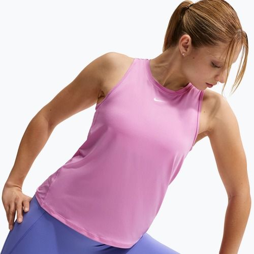 Dámské tréninkové tričko Nike One Classic Dri-Fit light magenta/white