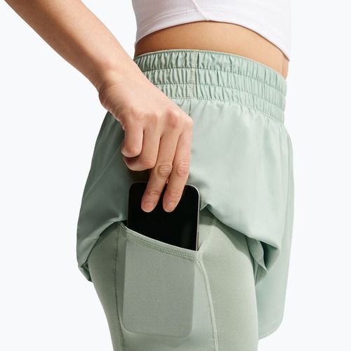 Dámské šortky Nike One Dri-Fit High-Waisted 3" 2In1 steam/white