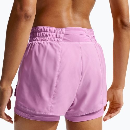 Dámské běžecké šortky Nike One Dri-FIT 2IN1 light magenta/white