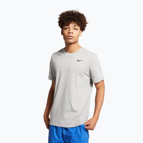 Pánské tričko Nike Dri-Fit dark grey heather/black