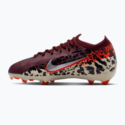 Dětské kopačky Nike United Jr. Mercurial Vapor 16 Pro FG burgundy crush/metallic silver