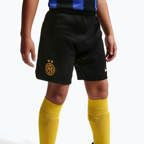 Dětské fotbalové šortky Nike Inter Milan Dri-Fit Stadium Home black/university gold