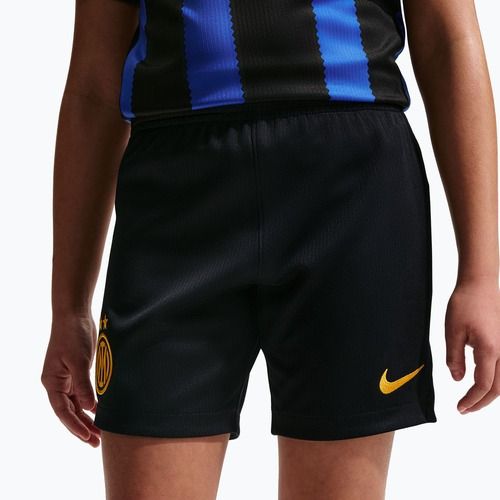Dětské fotbalové šortky Nike Inter Milan Dri-Fit Stadium Home black/university gold