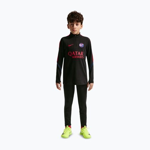 Dětská fotbalová mikina Nike Paris Saint-Germain Strike Dri-Fit Soccer Knit Drill Top black/global red/global red