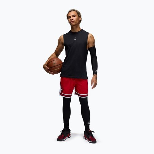 Pánské basketbalové šortky Jordan Mesh Diamond 4" gym red/white/black