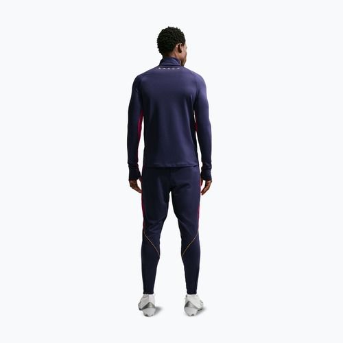 Pánská fotbalová mikina Nike FC Barcelona Strike Soccer Drill Top blackened blue/mineral yellow