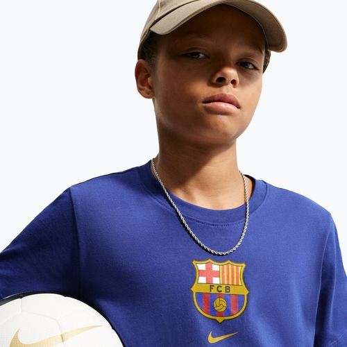 Dětské tričko Nike FC Barcelona Soccer deep royal blue