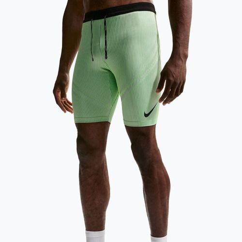 Pánské tréninkové legíny Nike AeroSwift Dri-Fit ADV 1/2 Tights lime blast/steam/light silver/black