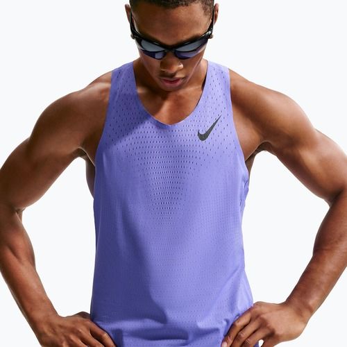 Pánské běžecké tričko Nike AeroSwift Dri-Fit ADV sapphire/black