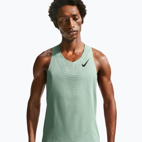 Pánské běžecké tričko Nike AeroSwift Dri-Fit ADV steam/black