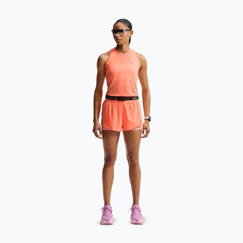 Dámské běžecké šortky Nike Swift Mid-Rise 2in1 orange pulse