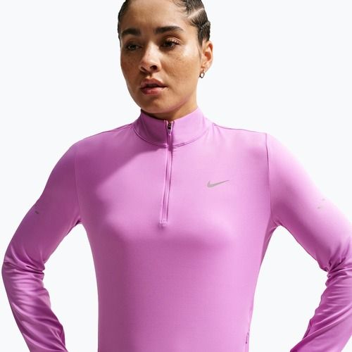 Dámská běžecká mikina Nike Swift Dri-FIT UV 1/4-Zip light magenta