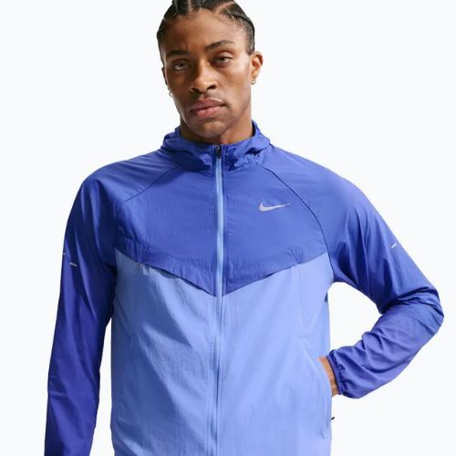 Pánská běžecká bunda Nike Stride Repel UV lapis/royal pulse