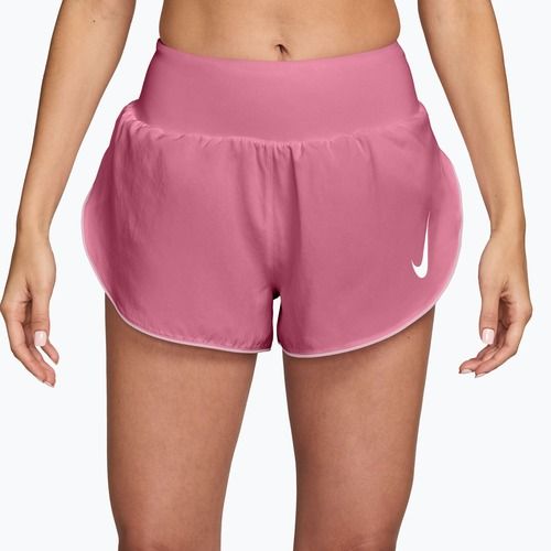 Dámské běžecké šortky Nike Tempo Swoosh Dri-Fit Mid-Rise Brief-Lined peony/pink foam/white