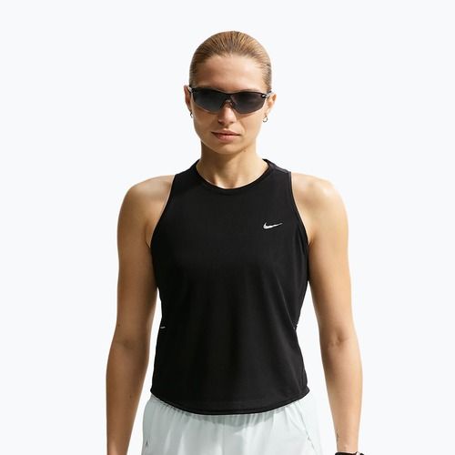 Dámské běžecké tričko Nike Swift Breathe Dri-Fit black/black/white