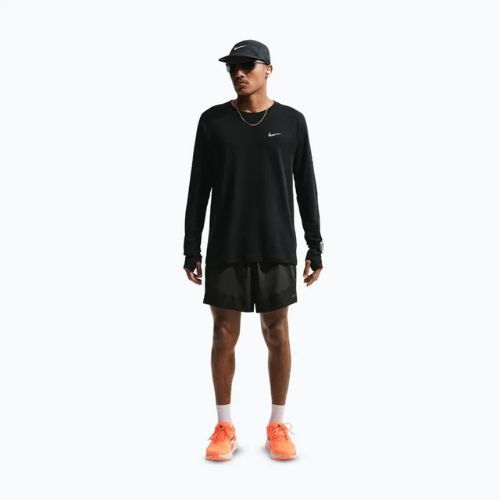 Pánské běžecké šortky Nike Stride Dri-Fit Brief-Lined 5" off noir/black/black
