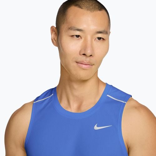 Pánské běžecké tričko Nike Miler Dri-Fit royal pulse