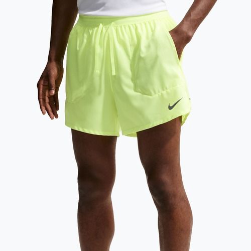 Pánské šortky Nike Stride Dri-Fit s podšívkou 5" volt ice