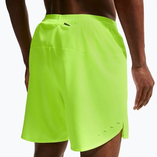 Pánské běžecké šortky Nike Stride Dri-Fit Brief-Lined 7" volt ice