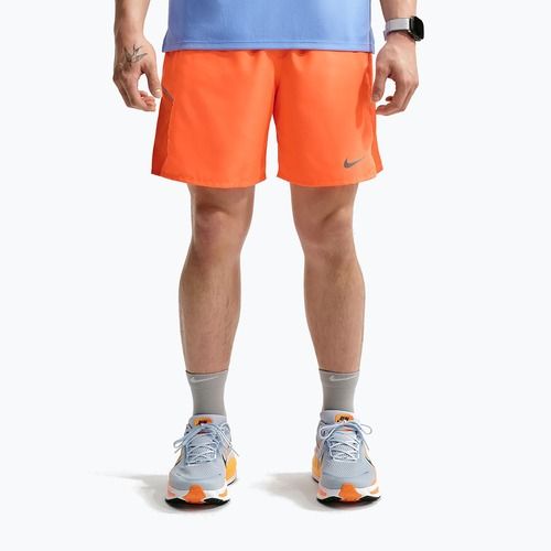Pánské běžecké šortky Nike Miler Dri-Fit 2in1 7" total orange