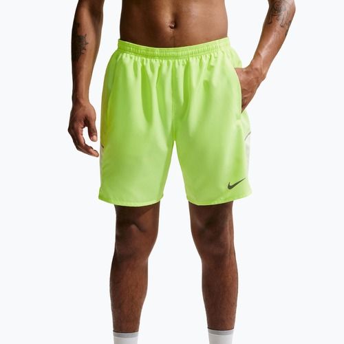 Pánské běžecké šortky Nike Miler Dri-Fit Brief Lined7" volt ice/barely volt