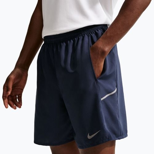 Pánské běžecké šortky Nike Miler Dri-Fit Brief Lined7" midnight navy