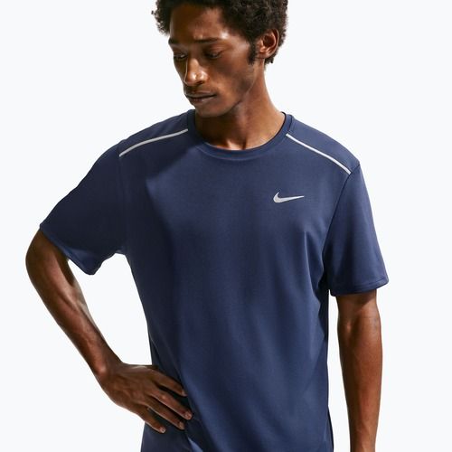 Pánské běžecké tričko Nike Miler Dri-Fit UV midnight navy