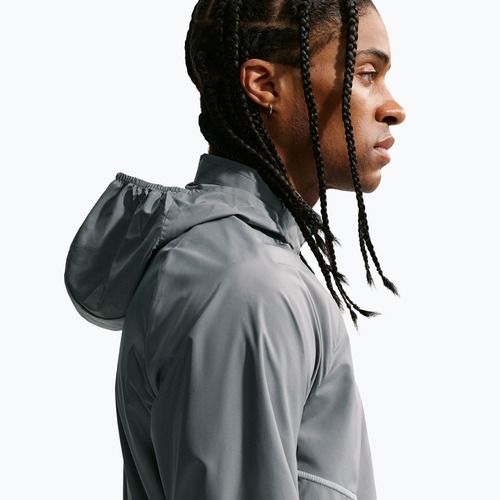 Pánská běžecká bunda Nike Miler Repel UV smoke grey/smoke grey