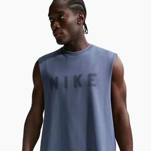 Pánské tréninkové tričko Nike Athletic Club Dri-Fit diffused blue/diffused blue