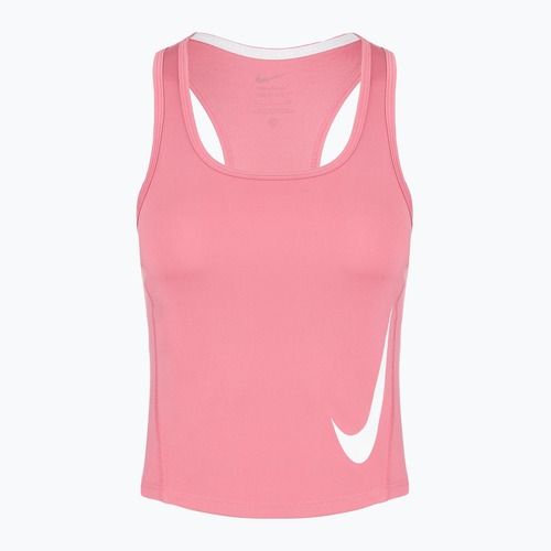 Dámské běžecké tričko Nike Swoosh Run Dri-Fit peony/photon dust/white