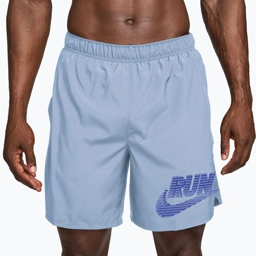 Pánské běžecké šortky Nike Challenger Dri-Fit Brief-Lined 7" hydrogen blue/lapis