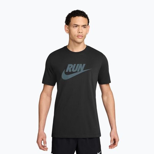 Pánské běžecké tričko Nike Dri-Fit Running black/mineral slate