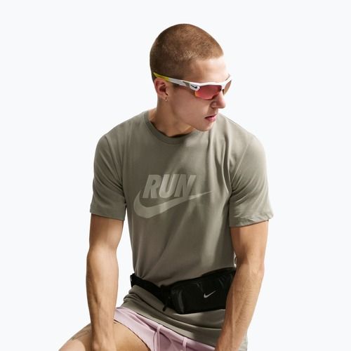 Pánské běžecké tričko Nike Dri-Fit Running silver sage/spruce fog
