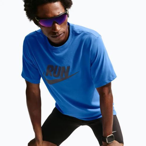 Pánské běžecké tričko Nike Dri-Fit Running blue crystal/thunder blue