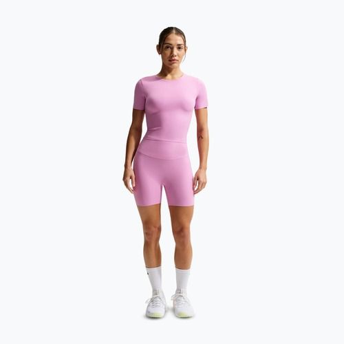 Dámské šortky Nike Zenvy High Waisted Biker 5" light magenta/white