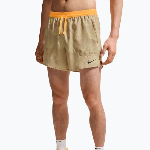 Pánské běžecké šortky Nike Stride Dri-Fit Brief Lined 5" linen