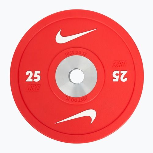 Nárazníkové zatížení Nike Strength Pro Urethane Bumper Plates 25 kg red/white