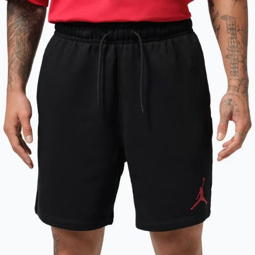 Pánské šortky Jordan Fleece black/gym red