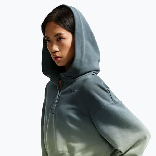 Dámská mikina Nike Sportswear Phoenix Fleece Oversized Henley Hoodie steam/mineral slate
