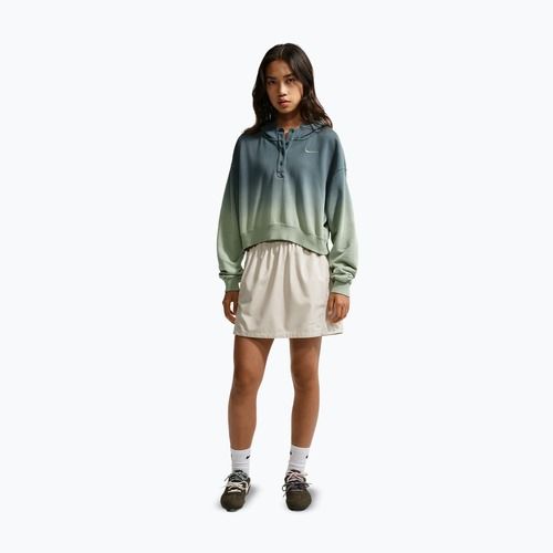 Dámská mikina Nike Sportswear Phoenix Fleece Oversized Henley Hoodie steam/mineral slate