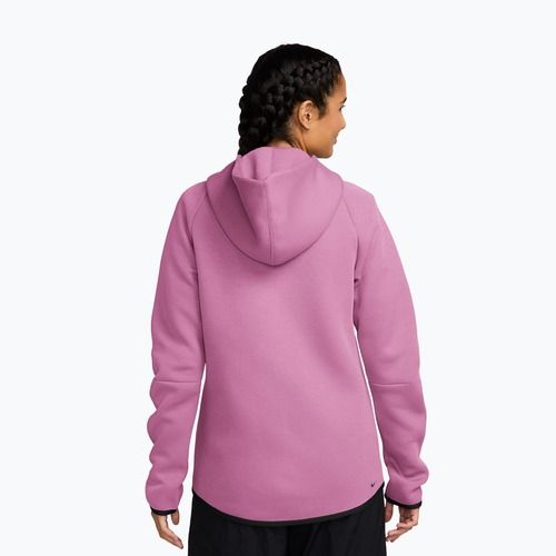 Dámská mikina Nike Sportswear Tech Fleece Windrunner light magenta/black
