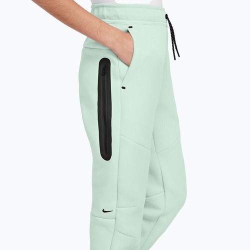 Dětské kalhoty Nike Sportswear Tech Fleece barely green/black/black