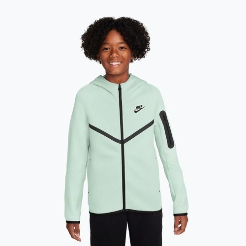 Dětská mikina Nike Sportswear Tech Fleece Full Zip barely green/black/black