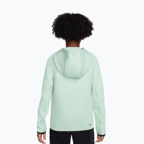 Dětská mikina Nike Sportswear Tech Fleece Full Zip barely green/black/black