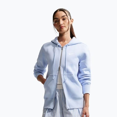 Dámská mikina  Nike Sportswear Phoenix Fleece Full Zip hydrogen blue/sail