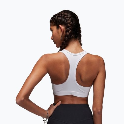 Tréninková podprsenka Nike Jordan Sport Medium Support Jumpman white/stone mauve/black